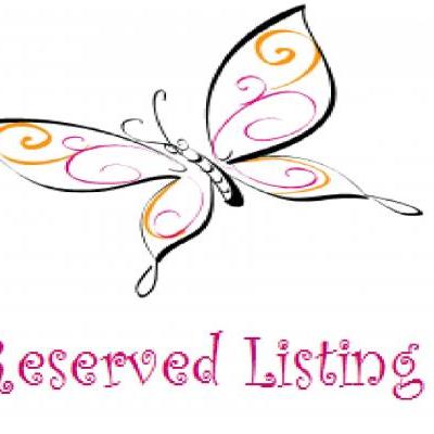 Reserved Listing for Christina (csorch)