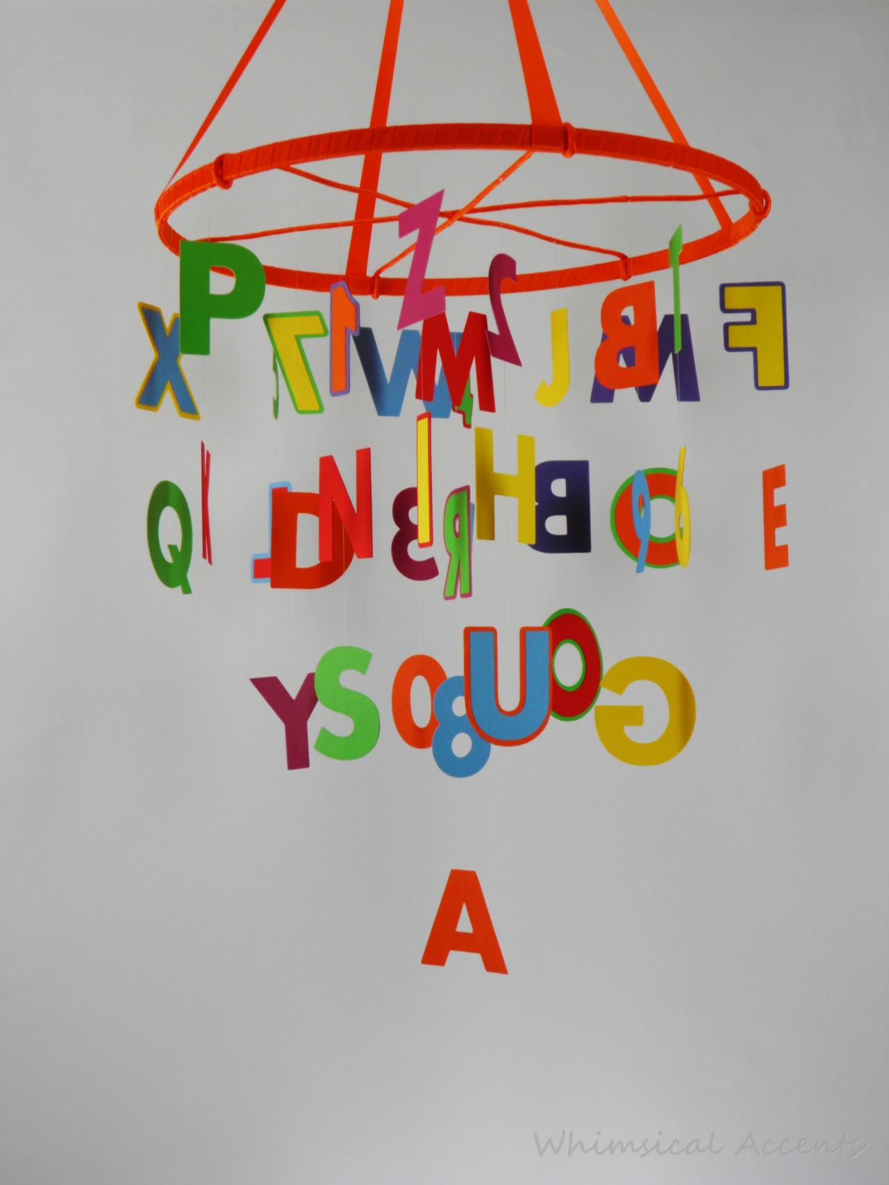 Alphabet And Numbers Nursery Mobile on Luulla